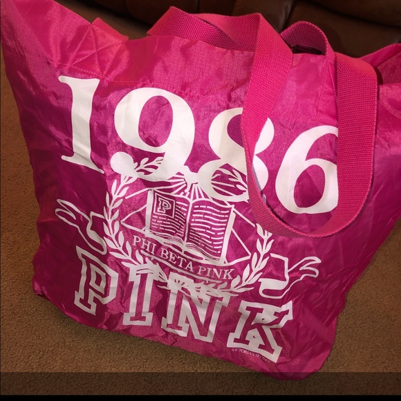 RARE 👛👛PINK VICTORIA SECRET LARGE TOTE 🔴SALE - Picture 4 of 15